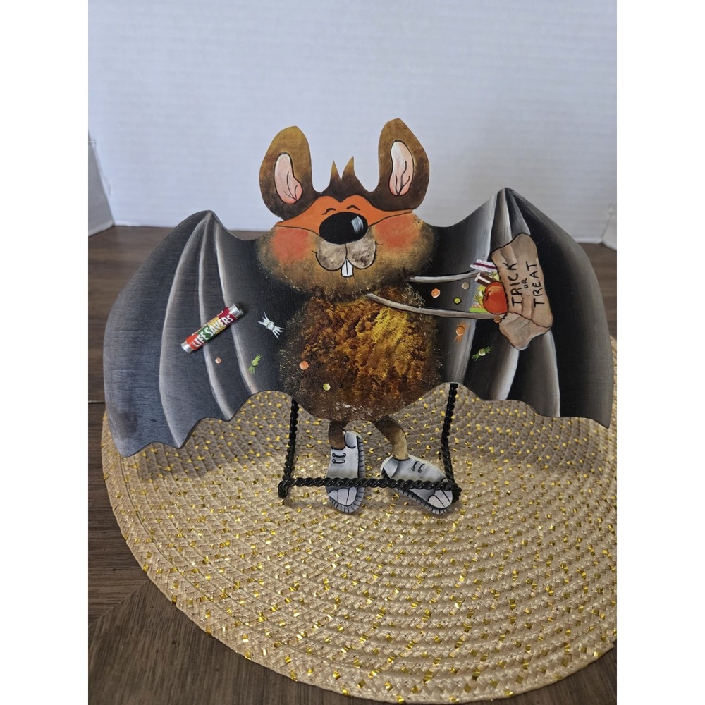 Handmade Halloween Bat Decoration